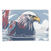 アメリカワシ 枕カバー (正面右)