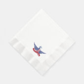 アメリカワシ 縁ありランチョンナプキン (角)