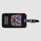 アメリカワシ（赤） ラゲッジタグ (正面横)