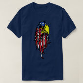 アメリカワシ Tシャツ (デザイン正面)