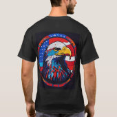 アメリカワシ Tシャツ (裏面)