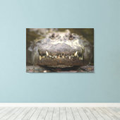 アメリカワニ キャンバスプリント (インサイチュ (ウッドフロア))