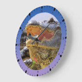 アメリカワニ ラージ壁時計 (傾斜)