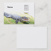 アメリカワニ 名刺 (正面/裏面)