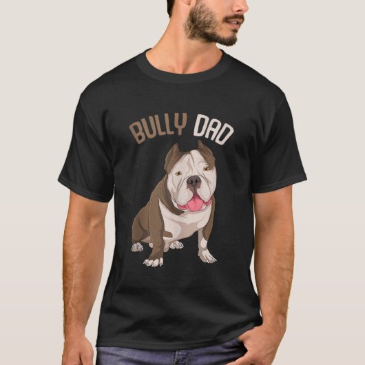 アメリカンいじめっ子パパ犬パパメンタンクトップ Tシャツ (正面)