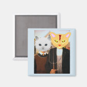 アメリカンおもしろいゴシックCATS磁石 マグネット (正面/裏面)