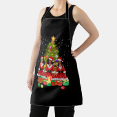 アメリカンアフリカンクリスマスサンタクロース黒人女性 エプロン (インサイチュ)