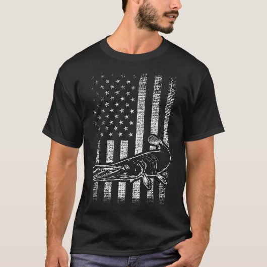 アメリカンアリゲーターガー アメリカ Tシャツ (正面)
