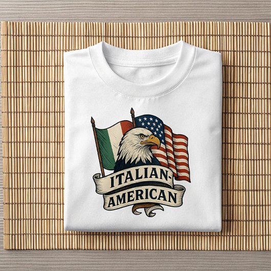 アメリカンイタリアン・イーグル・シャツ | 愛国的伝統 Tシャツ