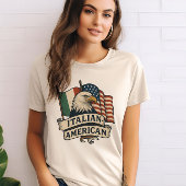 アメリカンイタリアン・イーグル・シャツ | 愛国的伝統 Tシャツ