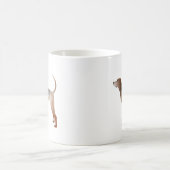 アメリカンイングリッシュコンハウンドグッドシルエット コーヒーマグカップ (中央)