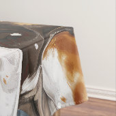 アメリカンイングリッシュフォックスハウンドウィンタークリスマスジョイ テーブルクロス (インサイチュ)