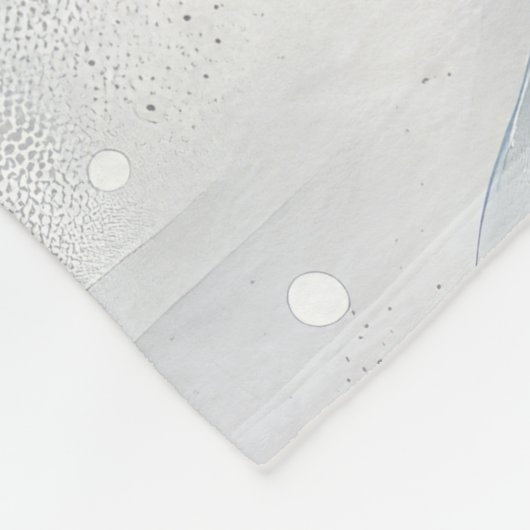 アメリカンイングリッシュフォックスハウンドウィンタークリスマスジョイ フリースブランケット (角)