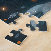 アメリカンイングリッシュフォックスハウンドクリスマスフェスティバル航海 ジグソーパズル (側面)