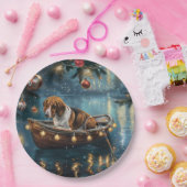 アメリカンイングリッシュフォックスハウンドクリスマスフェスティバル航海 ペーパープレート (パーティー)