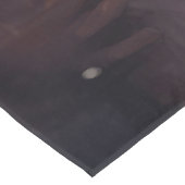 アメリカンイングリッシュフォックスハウンドサンタクロースのクリスマス テーブルクロス (アングル)