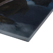 アメリカンイングリッシュフォックスハウンドスノーウィースライクリスマス カッティングボード (角)