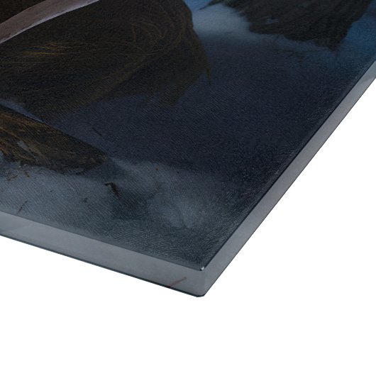 アメリカンイングリッシュフォックスハウンドスノーウィースライクリスマス カッティングボード (角)