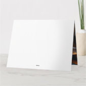 アメリカンイングリッシュフォックスハウンドスノーウィースライクリスマス カード (裏面)