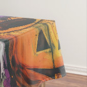 アメリカンイングリッシュフォックスハウンドハロウィーンパンプキン テーブルクロス (インサイチュ)