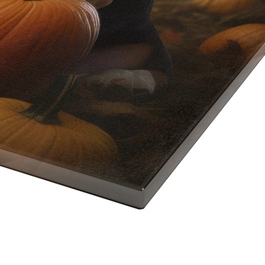 アメリカンイングリッシュフォックスハウンドパピー秋の喜び カッティングボード (角)