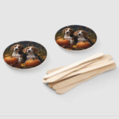 アメリカンイングリッシュフォックスハウンドパピー秋の喜び ハンドファン (組立なし)