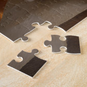 アメリカンイングリッシュフォックスハウンド暖炉クリスマス ジグソーパズル (側面)