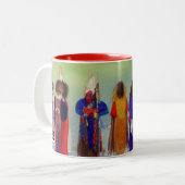 アメリカンインディアンコレクション ツートーンマグカップ (正面左)