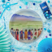 アメリカンインディアンコレクション ペーパープレート (パーティー)