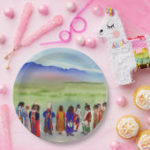 アメリカンインディアンコレクション ペーパープレート (パーティー)