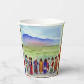 アメリカンインディアンコレクション 紙コップ (正面)