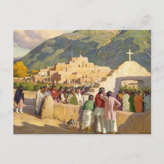 アメリカンインディアン ポストカード (正面)