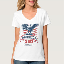 アメリカンイーグルがデザインされた愛国心あふれる250周年記念Tシャツ Tシャツ