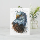 アメリカンイーグルウォーターカラー 招待状 (スタンド正面)