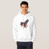 アメリカンイーグルクロスフード付きスウェットシャツ パーカ (正面フル)