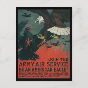 アメリカンイーグルス戦時絵はがき ポストカード