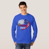 アメリカンイーグルトランプ2024ロングスリーブ Tシャツ (正面フル)