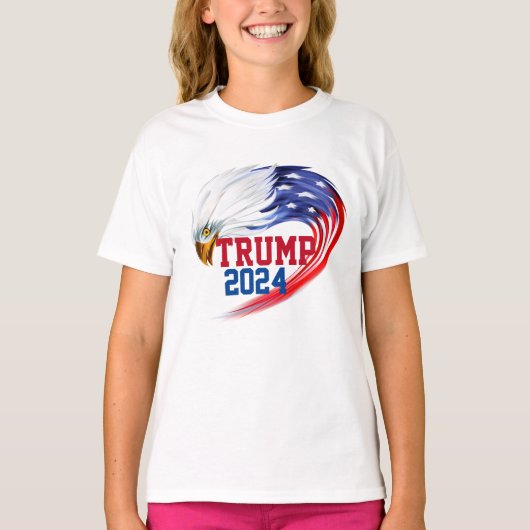 アメリカンイーグルトランプ2024 Tシャツ (正面)