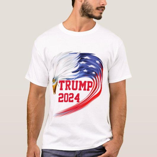 アメリカンイーグルトランプ2024 Tシャツ (正面)