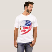 アメリカンイーグルトランプ2024 Tシャツ (正面フル)