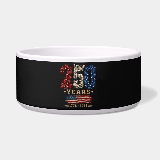 アメリカンイーグルフラグ愛国心 250年 ボウル (正面)