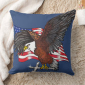 アメリカンイーグル十字架 クッション (ブランケット)