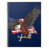 アメリカンイーグル十字架 ノートブック (正面)