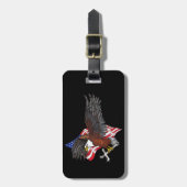 アメリカンイーグル十字架 ラゲッジタグ (正面縦)