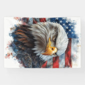 アメリカンイーグル愛国フラッグアート 横断幕 (横)
