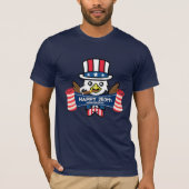 アメリカンイーグル愛国心ハッピー250周年記念 Tシャツ (正面)