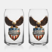 アメリカンイーグル独立記念日デ ガラス缶 (裏面)