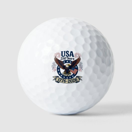 アメリカンイーグル250周年記念 1776-2026 ゴルフボール (正面)