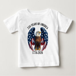 アメリカンイーグル250周年記念 1776-2026 ベビーTシャツ