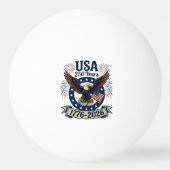 アメリカンイーグル250周年記念 1776-2026 卓球ボール (裏面)